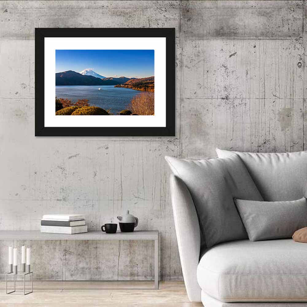 Mount Fuji Over Lake Ashi Wall Art