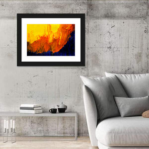 Mountain Ridge Abstract Wall Art