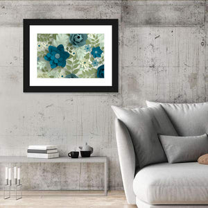 Pastel Colored Flowers Wall Art