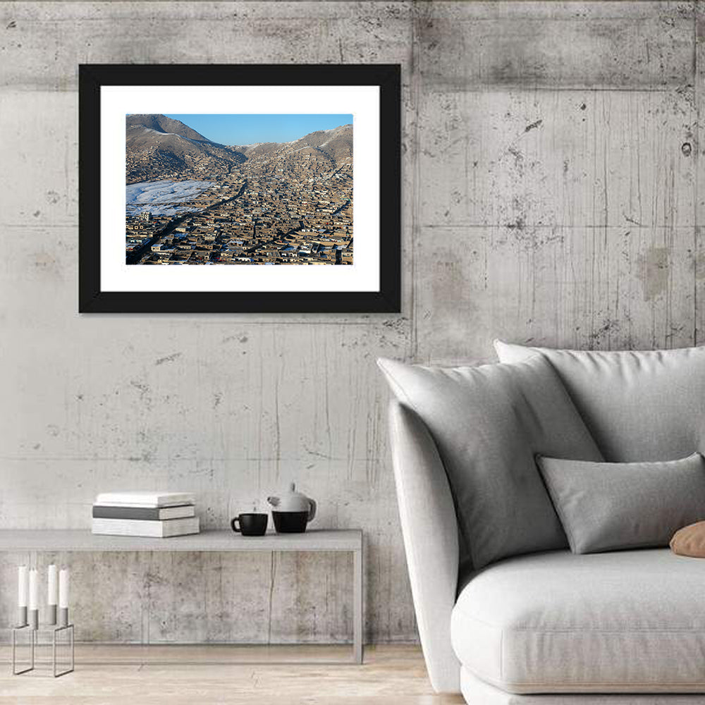 Kabul Winter Cityscape Wall Art