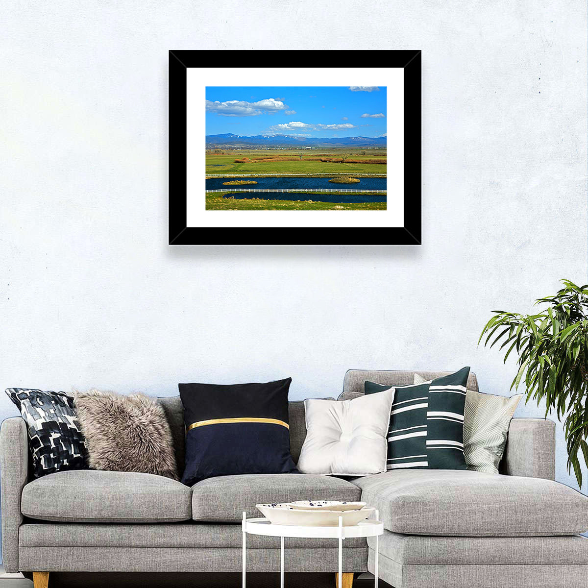 Genoa Township Pond View Wall Art