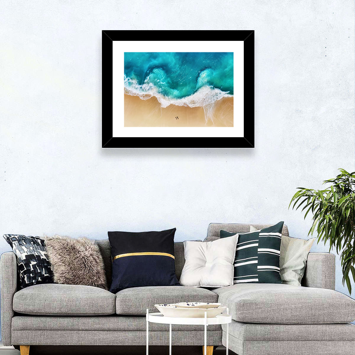 Turquoise Beach Coast Wall Art