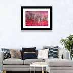Autumn Trees Reflection Wall Art