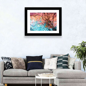 Autumn Tree Abstract Wall Art