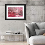 Pink Autumn Pathway Wall Art