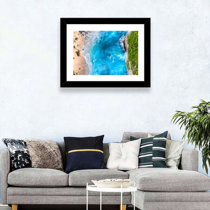 Aerial Sea Beach Wall Art