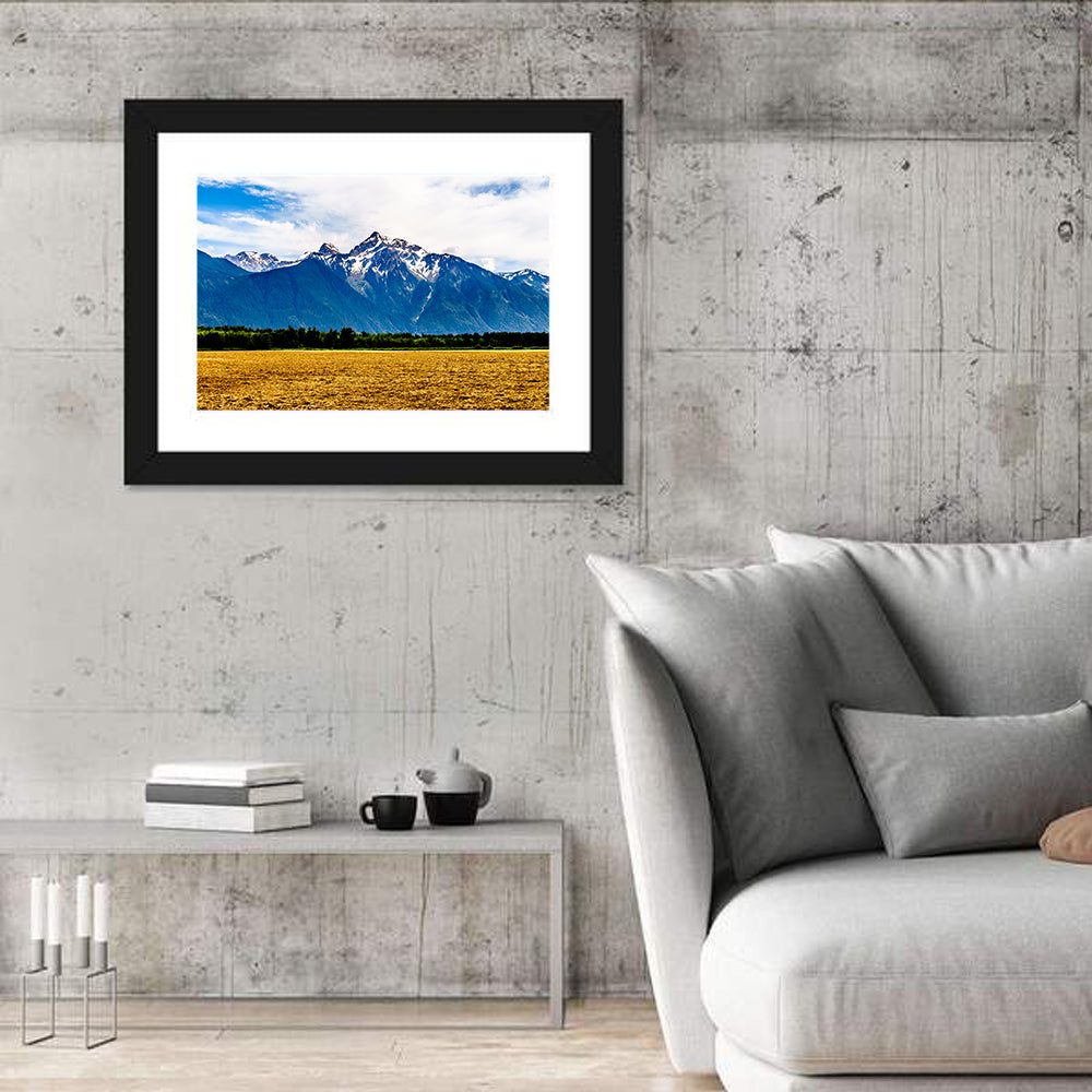 Cheam Mountain Peak Wall Art in a room, landscape