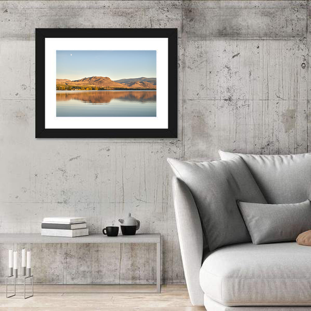 Osoyoos Lake Moonlit Reflection Wall Art