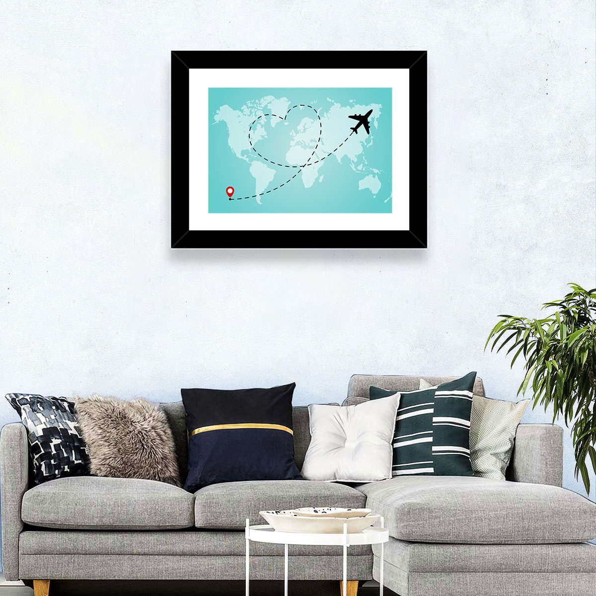 Love Travel Concept Wall Art
