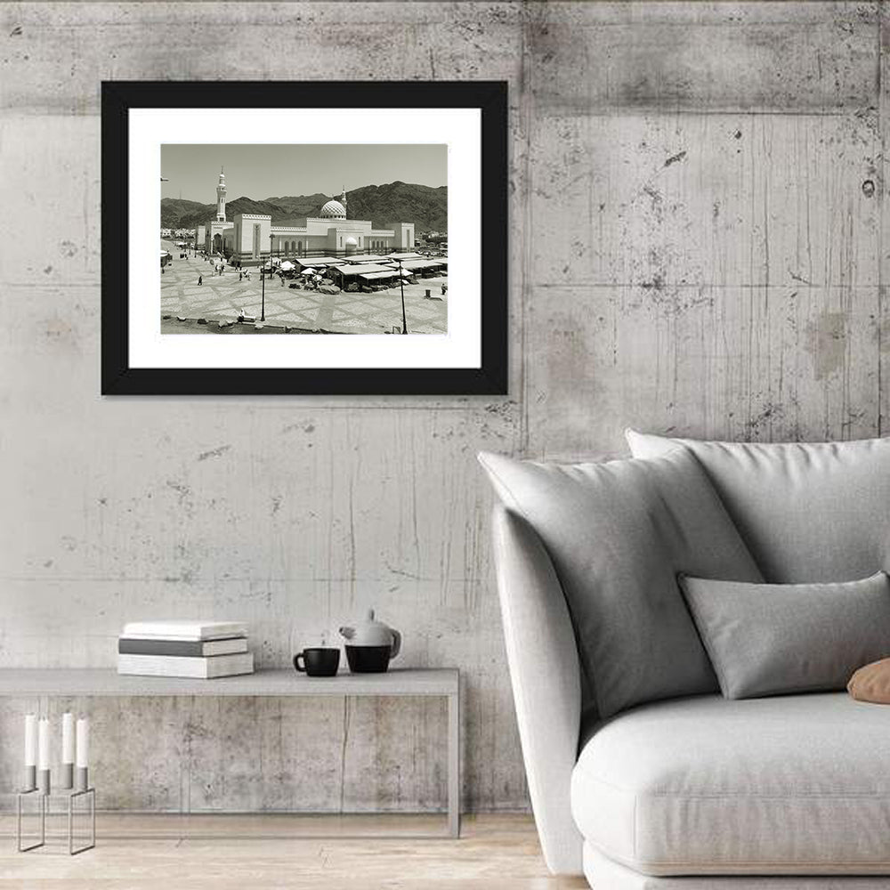 Uhud Mosque, Medina Wall Art in a room, landscape