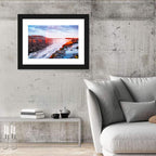 Golden Hour Selfoss Falls Rainbow Wall Art