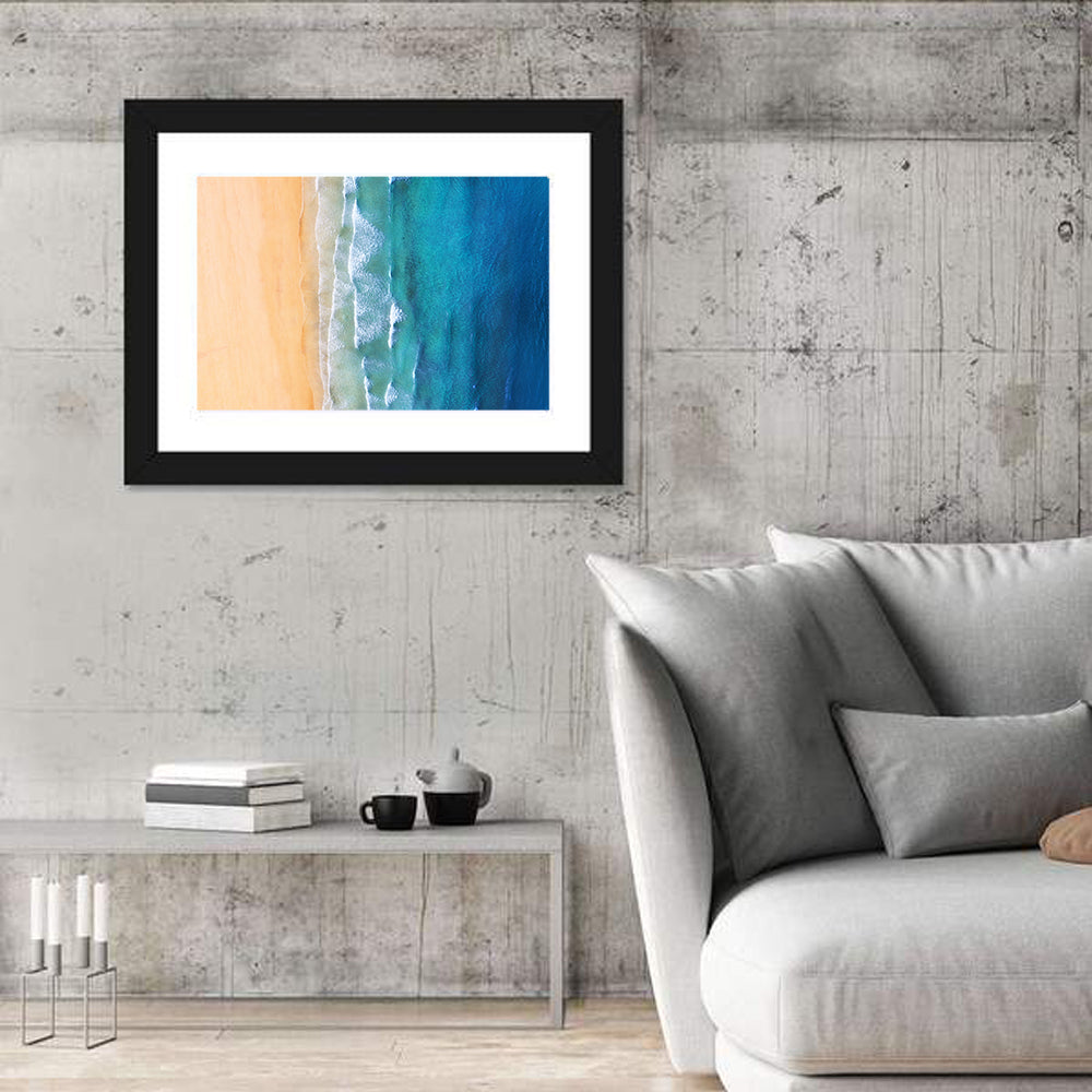 Aerial Iceland Coastline Wall Art
