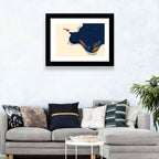 Paper Airplane in Flight Wall Art
