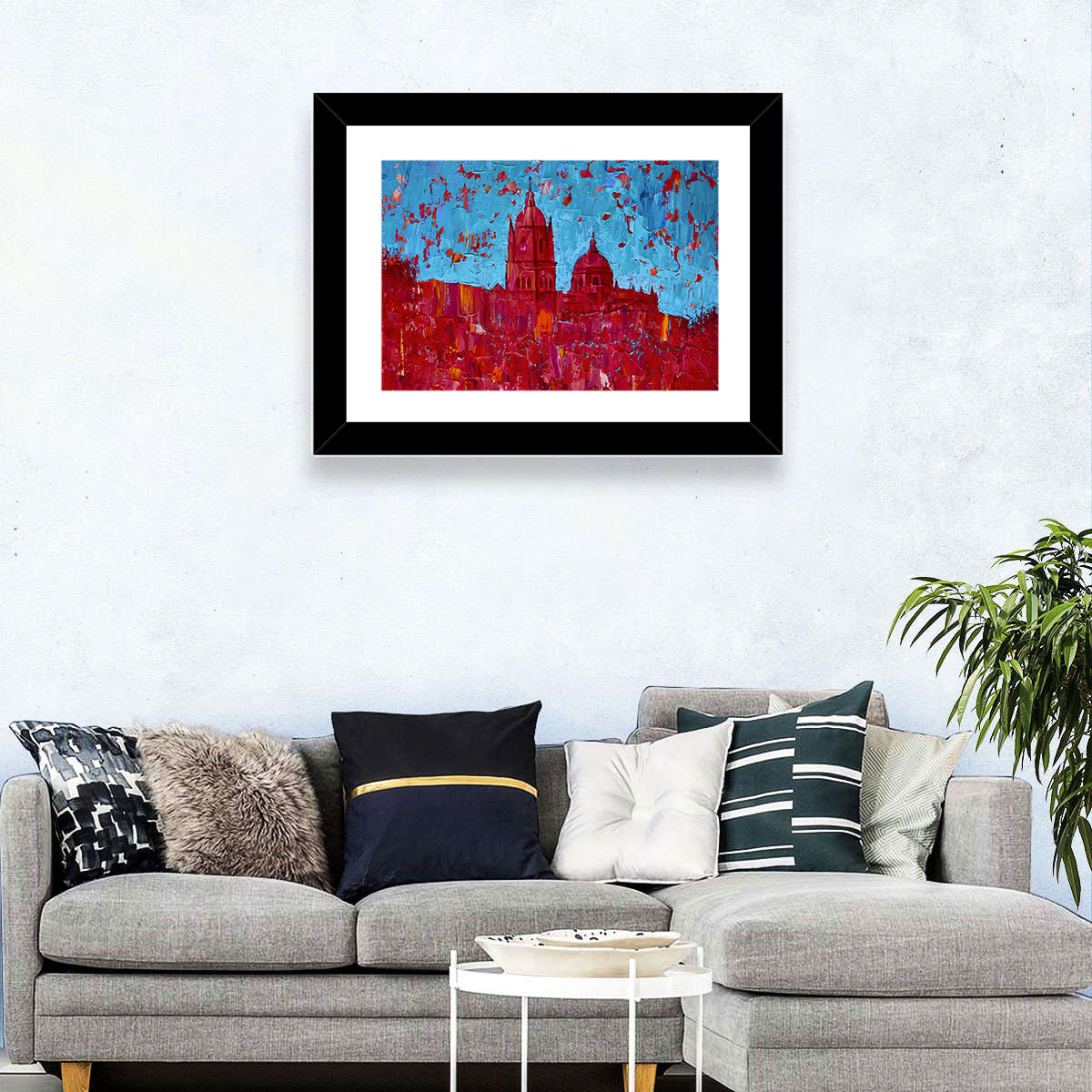 New Cathedral of Salamanca Wall Art in a room, landscape
