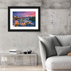 Luxembourg Grund at Dusk Wall Art