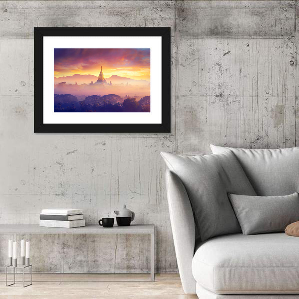 Misty Bagan Stupas Wall Art