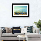 Misty Xinjiang Village Wall Art