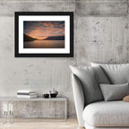 Kleifarvatn Lake at Sunset Wall Art