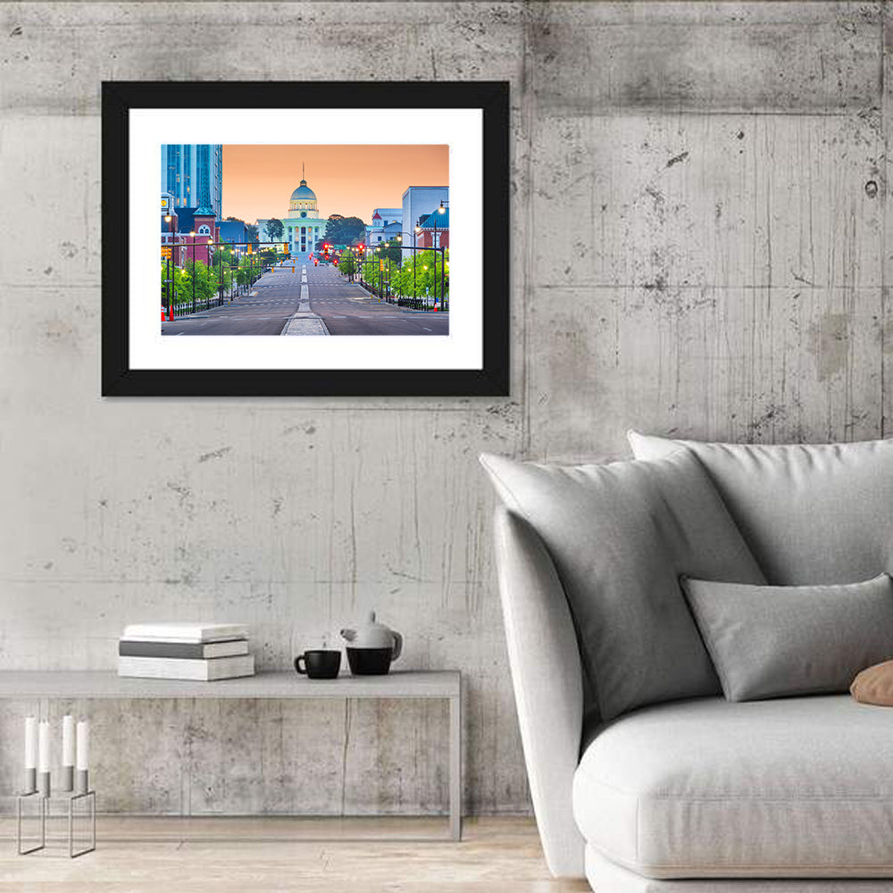 Montgomery State Capitol Wall Art in a room, landscape