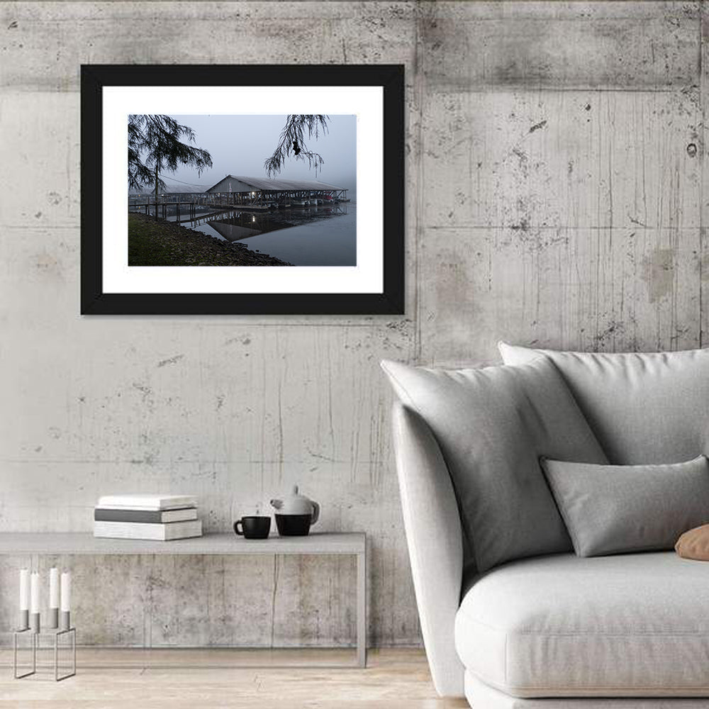 Ozark Beach Resort Boathouse Wall Art