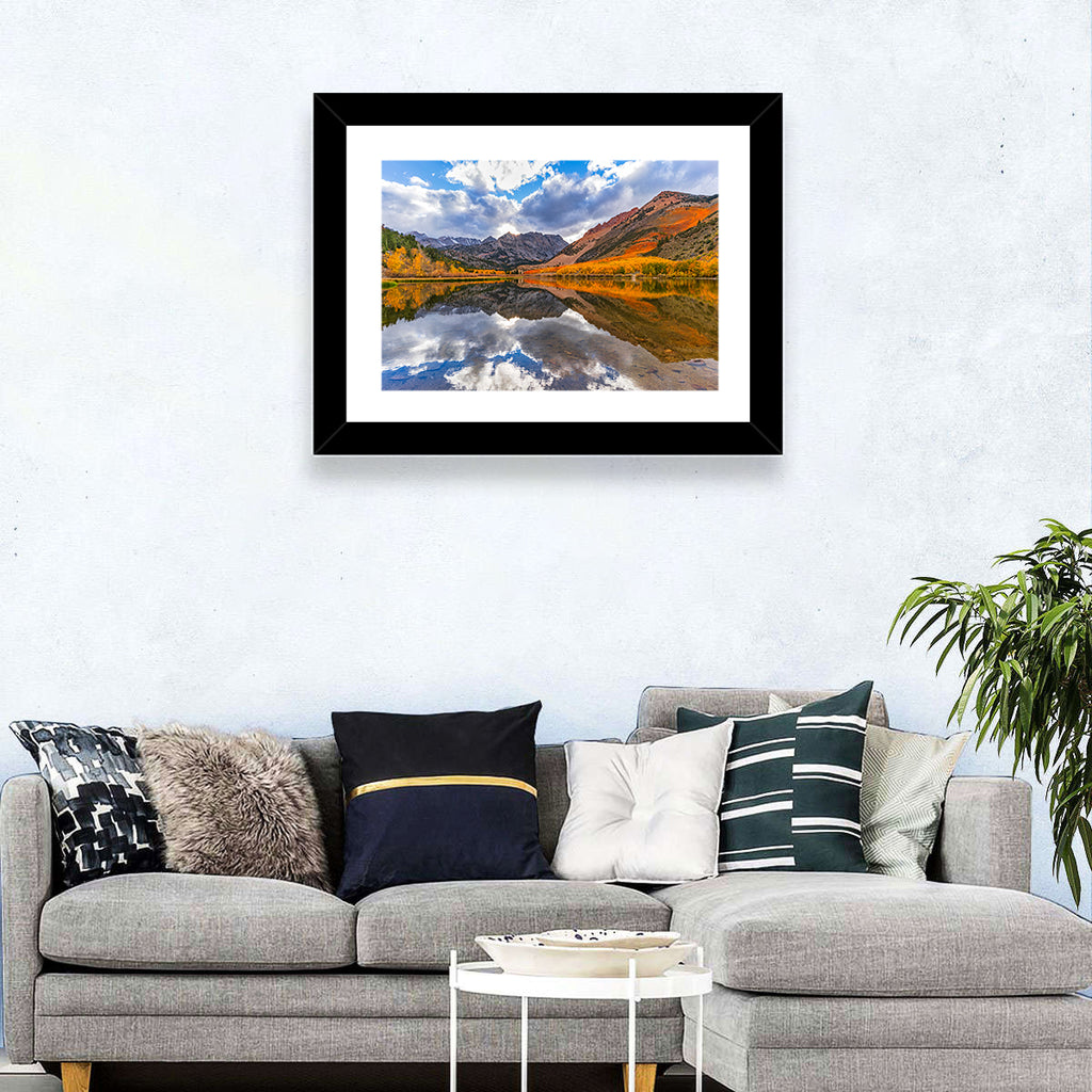 North Lake Autumn Reflection Wall Art