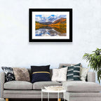 North Lake Autumn Reflection Wall Art