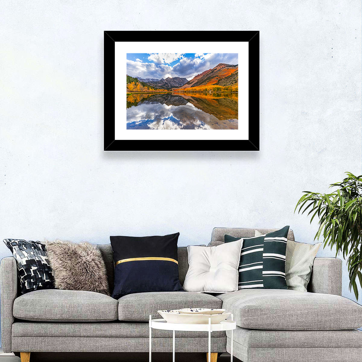 North Lake Autumn Reflection Wall Art
