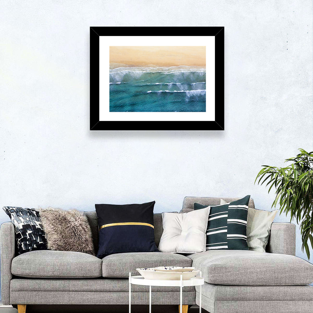 Calm Turquoise Beachscape Wall Art