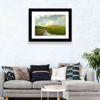 Winding Road Through Rolling Hills Wall Art
