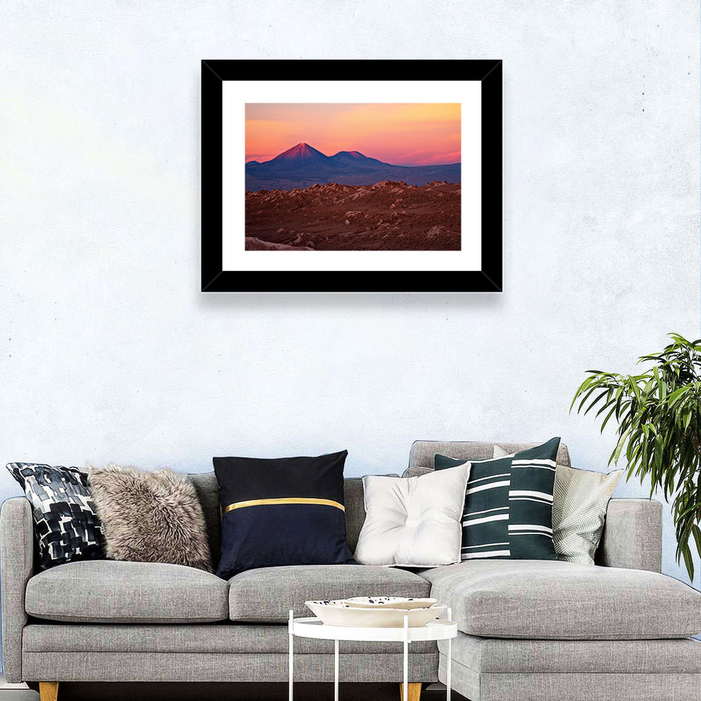 Valle De La Luna, Licancabur Volcano Wall Art