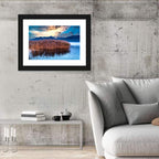 Lake Obersee Reeds at Dusk Wall Art