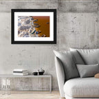 Lac Rose Boats and Salt Mounds Wall Art
