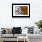 Lac Rose Boats and Salt Mounds Wall Art