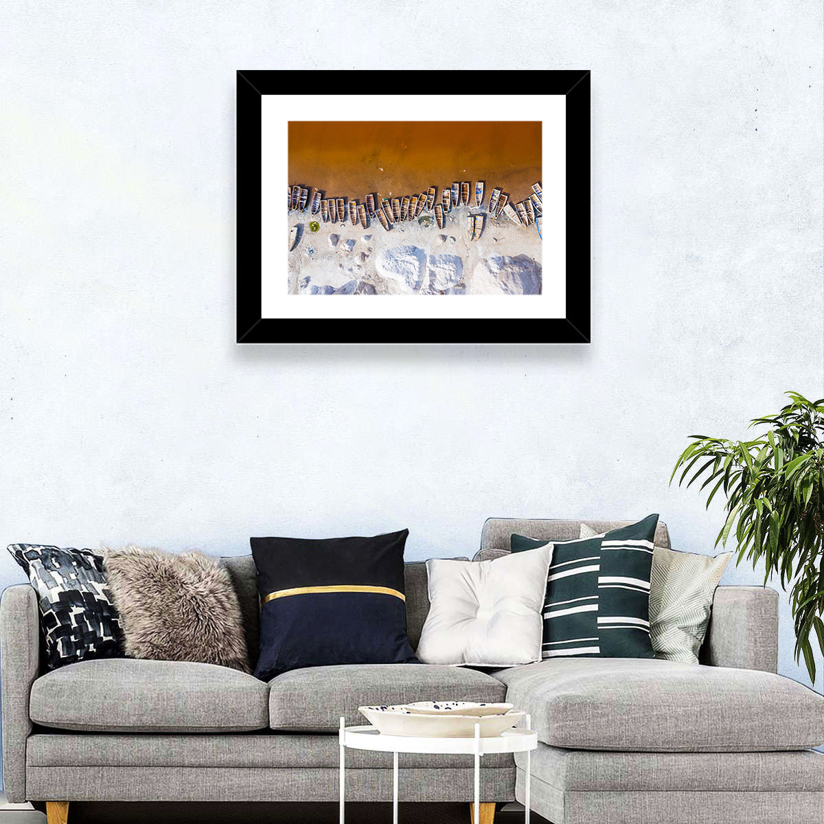 Lac Rose Aerial Wall Art