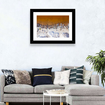 Lac Rose Aerial Wall Art