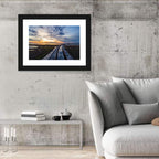 Mobile Bay Bridge at Sunset Wall Art