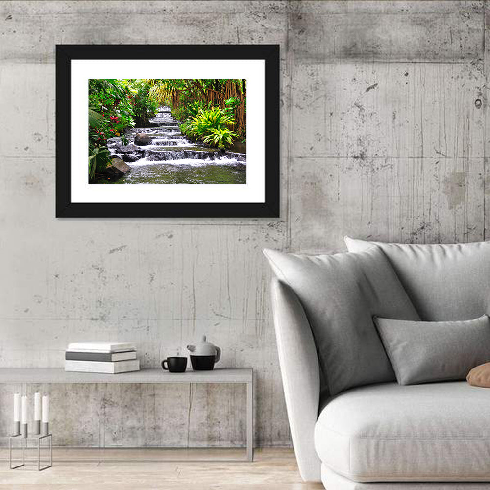 Tabacon Tiered Hot Springs Waterfall Wall Art