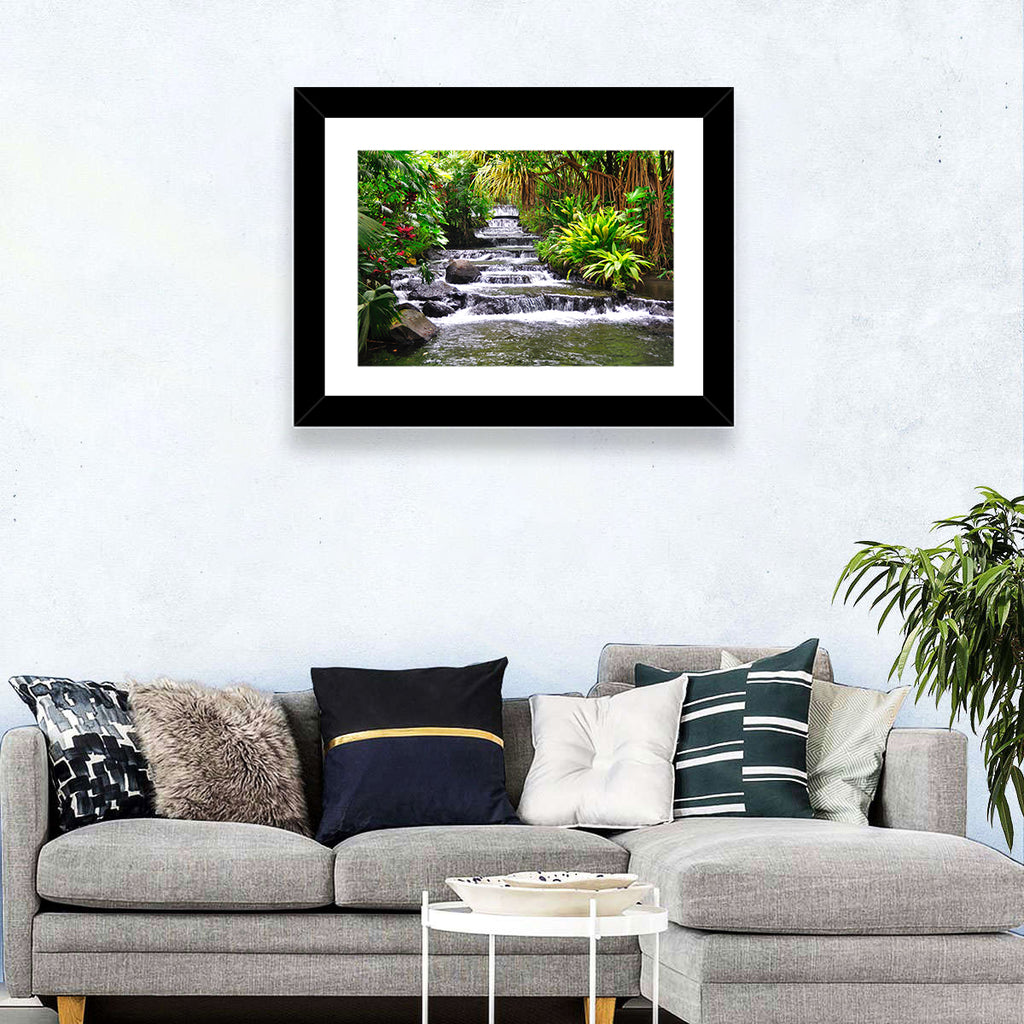 Tabacon Tiered Hot Springs Waterfall Wall Art