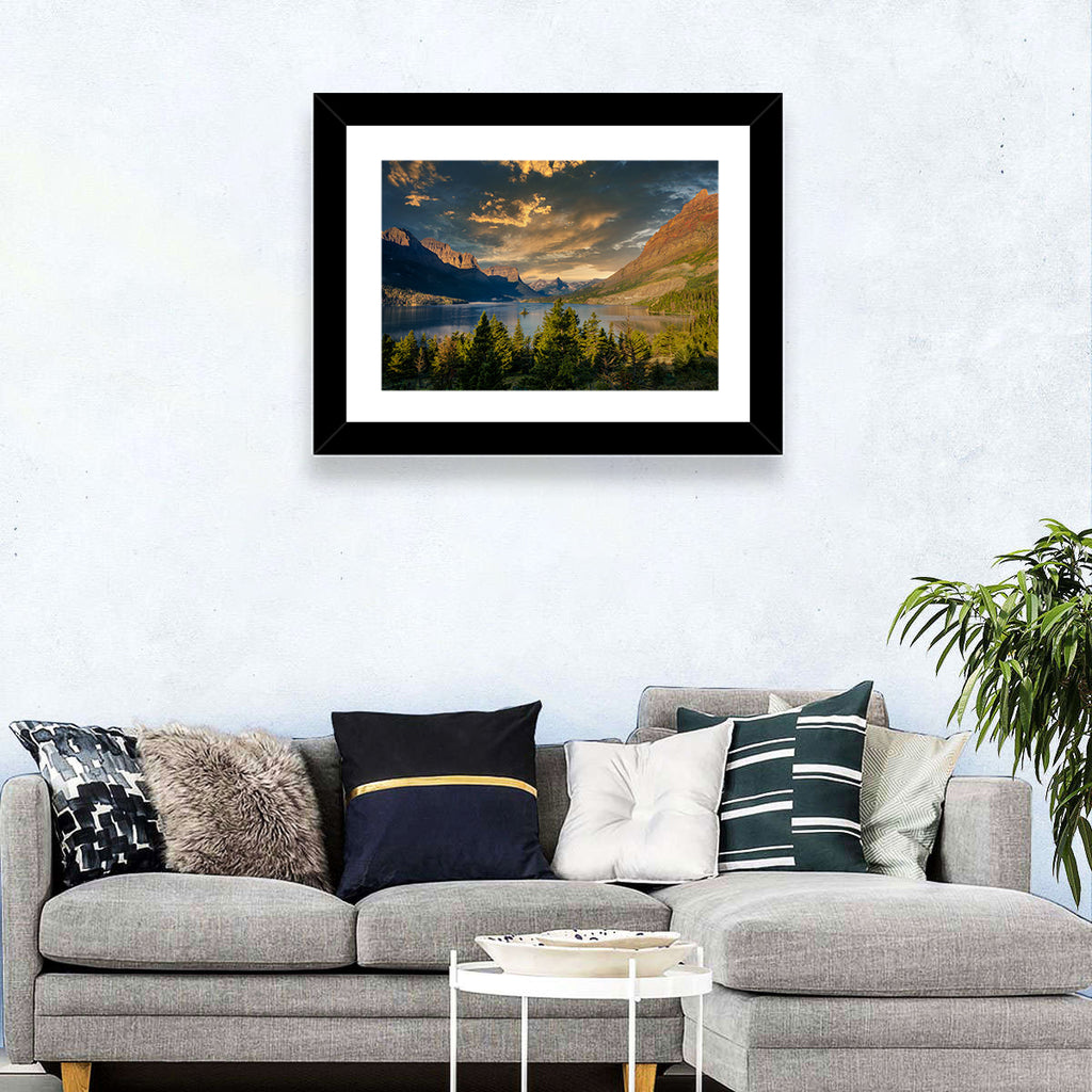 Wild Goose Island, St. Mary Lake Wall Art