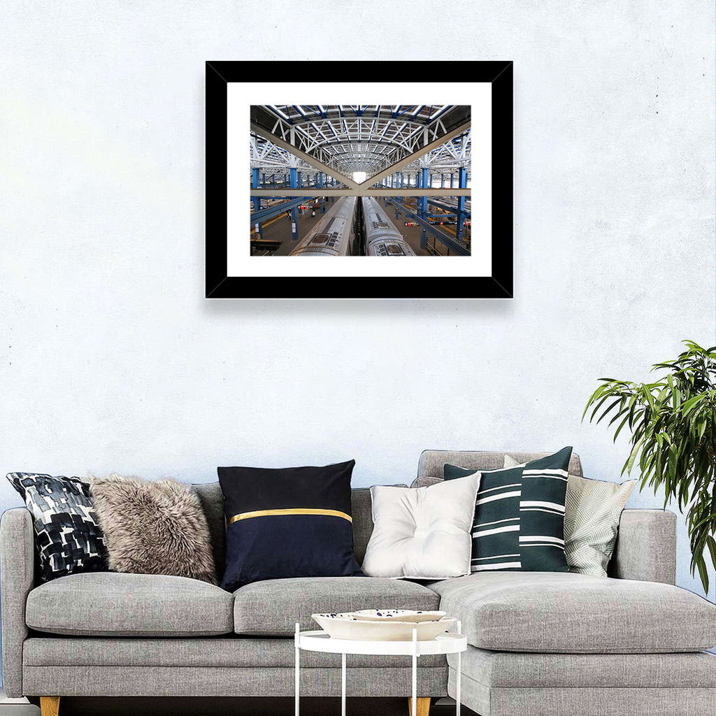 Stillwell Avenue Station Platform Perspective Wall Art