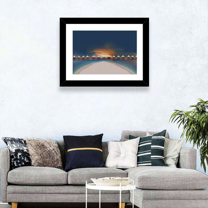 Beach Bungalows Wall Art