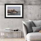 Niedzica Castle on Icy Lake Wall Art