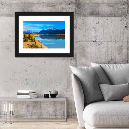 Turquoise Abraham Lake Wall Art