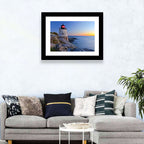 Castle Hill Lighthouse at Dusk Wall Art