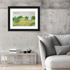 Rural Fields Abstract Wall Art