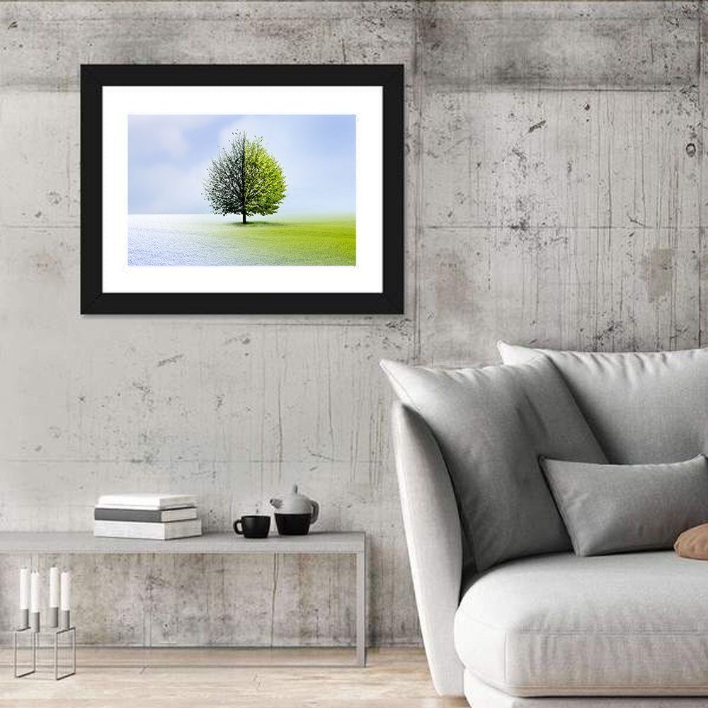 Winter to Spring Tree Wall Art