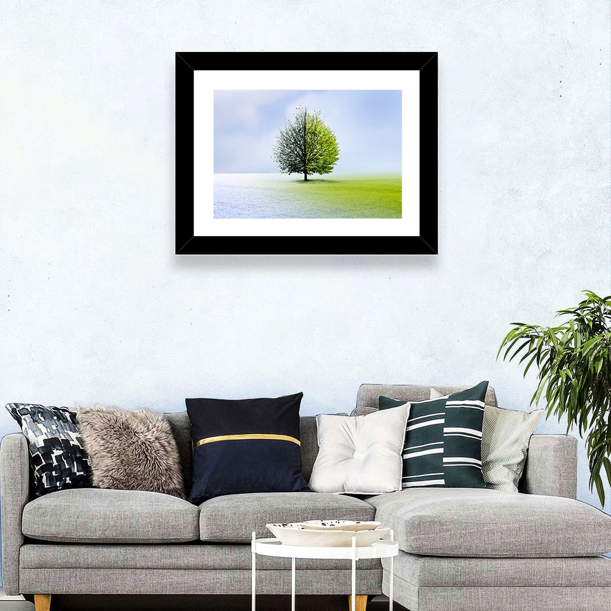 Winter To Spring Season Wall Art