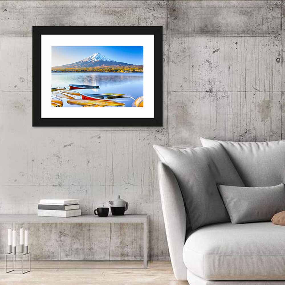 Fuji Mountain Near Kawaguchiko Lake Wall Art