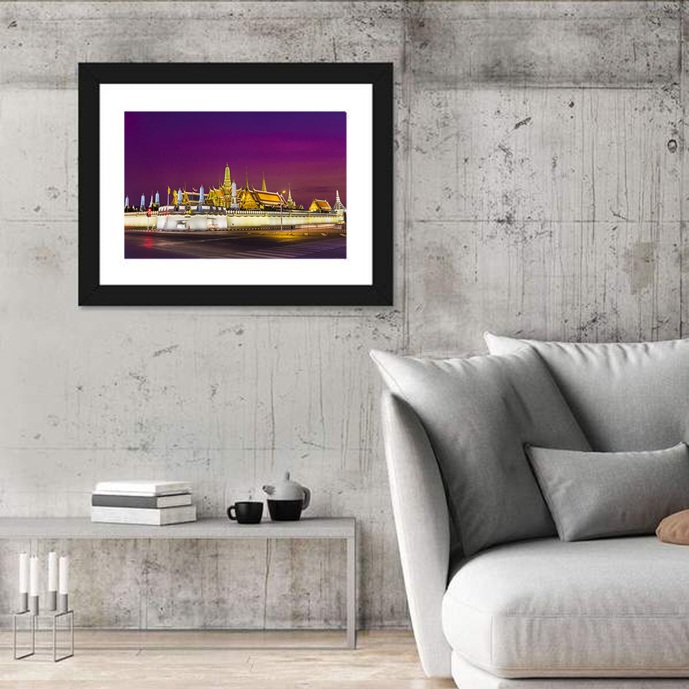 Emerald Buddha, Grand Palace Dusk Wall Art
