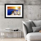 Sunset Over Oia Wall Art